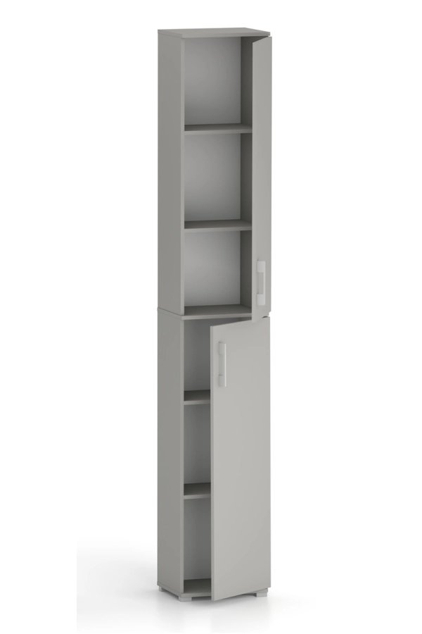 Szafa biurowa Pola 215 - 2D 40 cm Szary Arktyczny